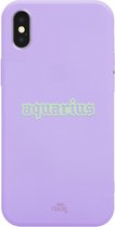 iPhone XS Max Case - Aquarius Purple - iPhone Zodiac Case