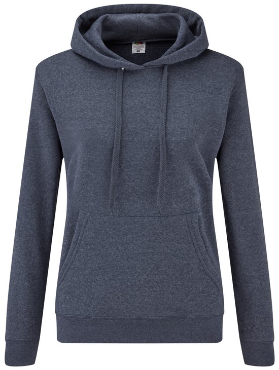 Fruit of the Loom - Lady-Fit Classic Hoodie - Donkergrijs - XS