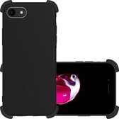 Hoes voor iPhone 8 Hoesje Shock Proof Case Back Cover Hoes voor iPhone 8 Hoes Shock - Zwart