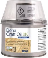 Craft oil - Bona - 2K Umbra - 0,4 L - Eenlaagssysteem - Kan afgelakt worden - High solid - Na 8 uur beloopbaar