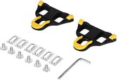 SPD SL schoenplaatjes geel, Shimano compatibel, 6° speling