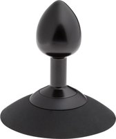 MALESATION Buttplug With silicone suction cup Small Zwart