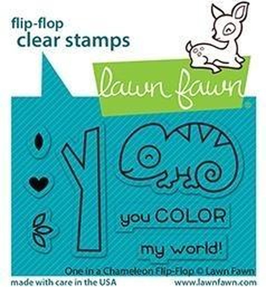 One in a Chameleon Flip-Flop Clear Stamps (LF2512)