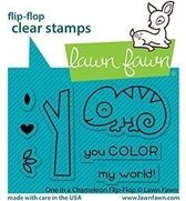 One in a Chameleon Flip-Flop Clear Stamps (LF2512)