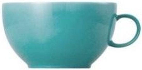 Thomas Sunny Day Avocado Green Cappuccino-Tasse 0,38l - Trendige Porzellantasse