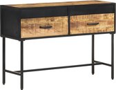 Sidetable 110x35x75 cm Ruw mangohout