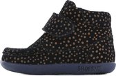 Shoesme donkerblauwe BabyFlex schoentjes met bruine dots