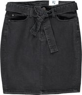 Garcia celia zwarte high waist stretch denim rok slim fit - Maat XS