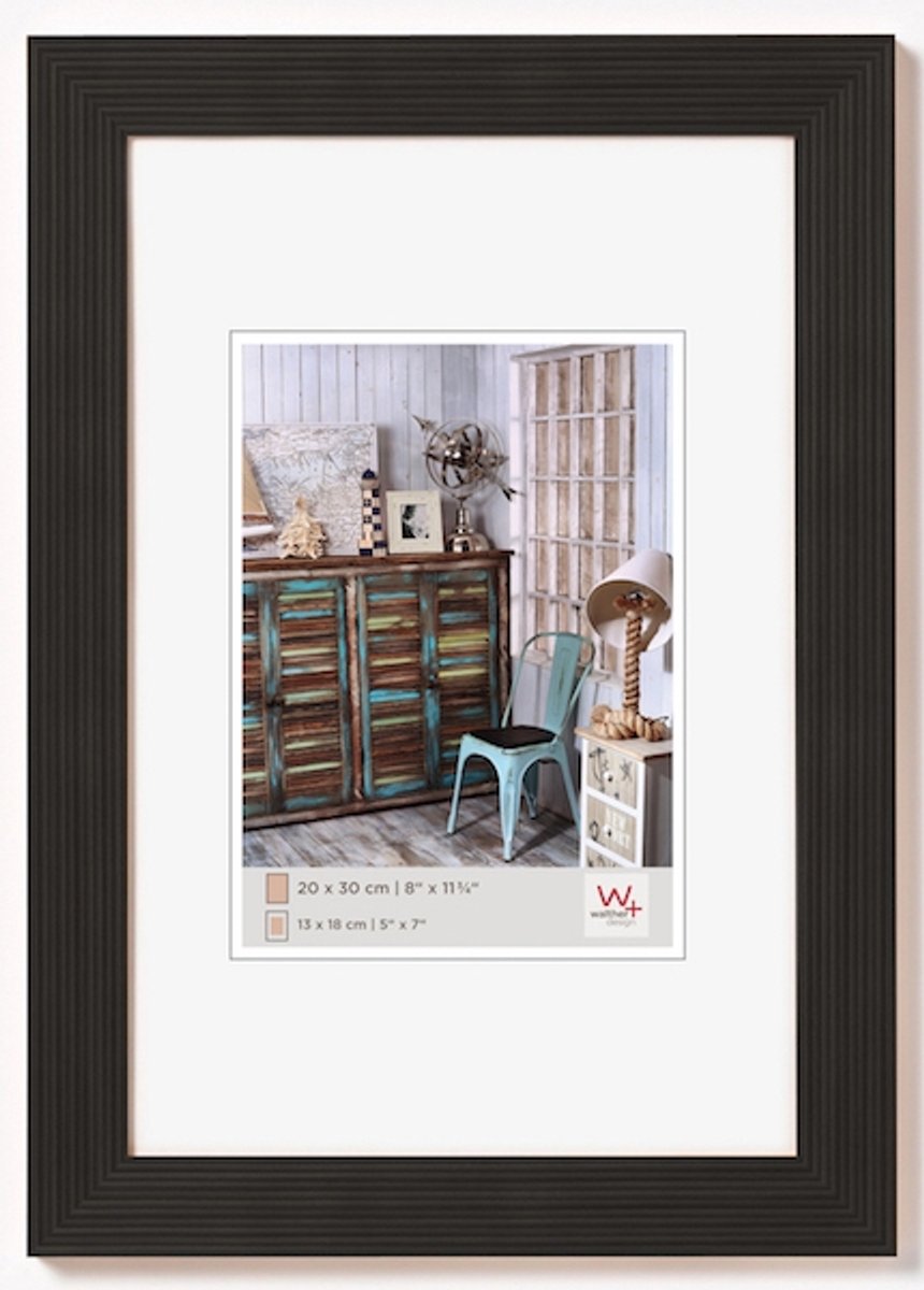 Walther Grado - Houten lijst - Fotoformaat 40x60 cm - Zwart