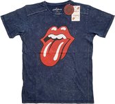 The Rolling Stones Heren Tshirt -L- Classic Tongue Blauw