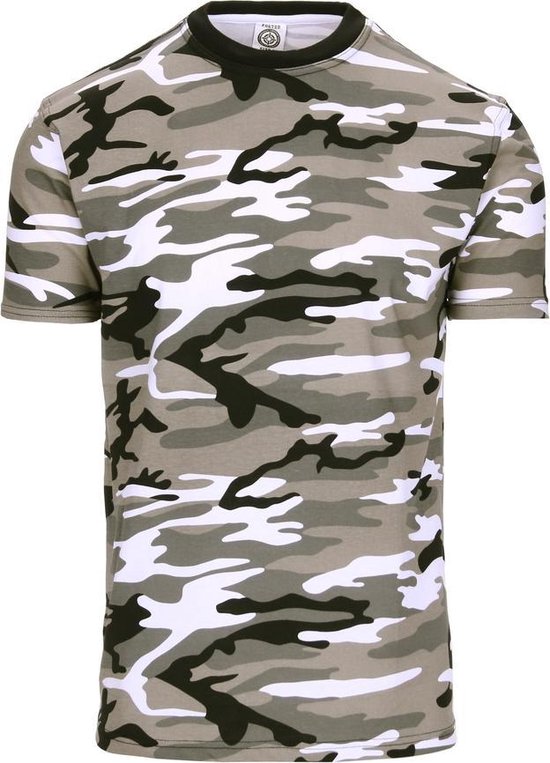 Fostex Garments - T-shirt Fostee camo (kleur: Urban / maat: XXL)
