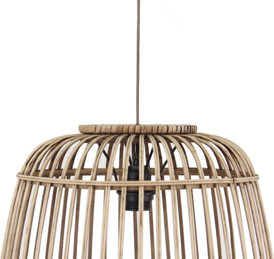 Suspension Chericoni Trapèze - 1 lumière - Ø 40 cm; Bamboe Nature