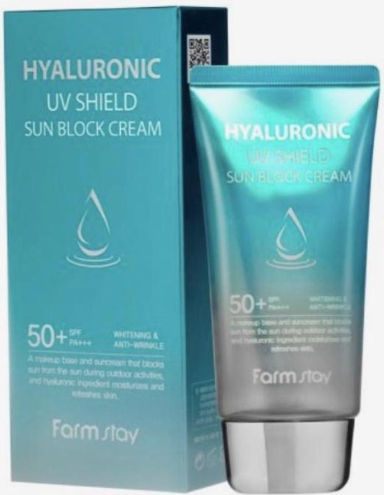 Farm stay | hyaluronic uv shield sun block cream | spf 50+ pa+++ | bol.com