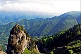 Walljar - Pontic Mountain - Muurdecoratie - Poster met lijst