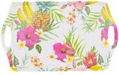 Dienblad Fruit & Bloemen - Multicolor - Kunststof - 39 x 24 x 2 cm