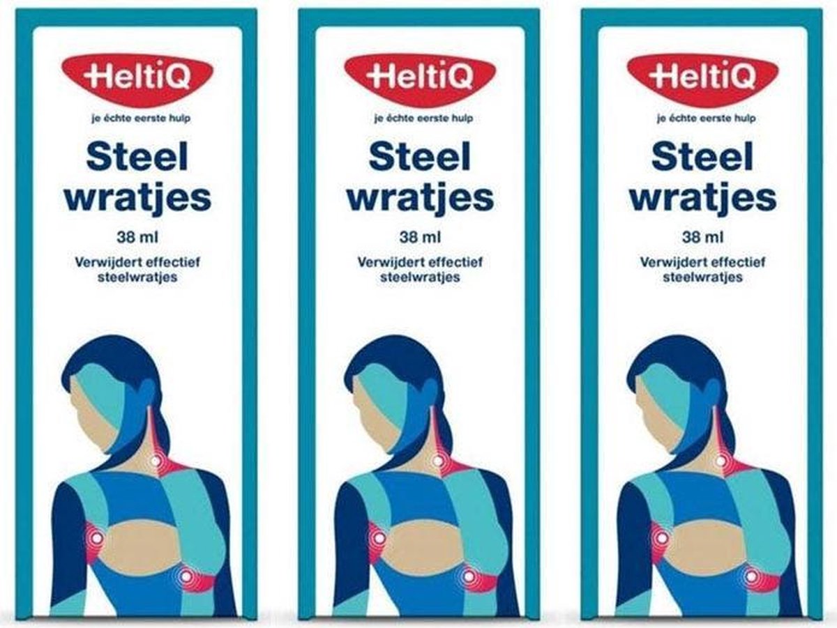 Goedkoopste HeltiQ Steelwratjes 3x38ml