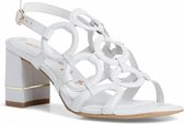 Tamaris Dames Sandaaltje 1-1-28373-26 100 wit Maat: 40 EU