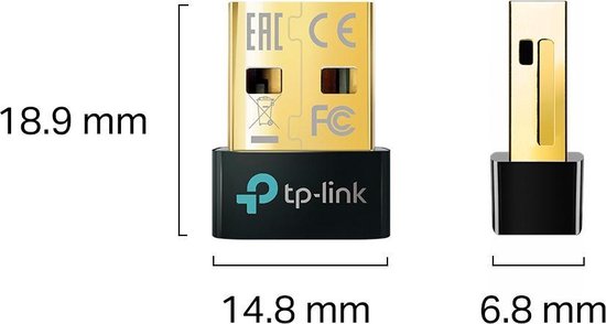 TP-Link UB500 - USB-adapter - Bluetooth 5.0 Nano - Zwart