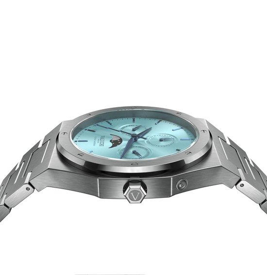 Montre calendrier lunaire - Valuchi - Ice Blue