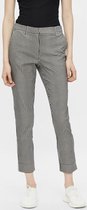 Pieces Broek Pcesanna Mw Ankle Pants 17117949 Whitecap Gray/black Dames Maat - L