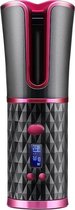 La Floraison Curly - Automatische Krultang - Draadloze Magic Hair Curler - Roze / Grijs