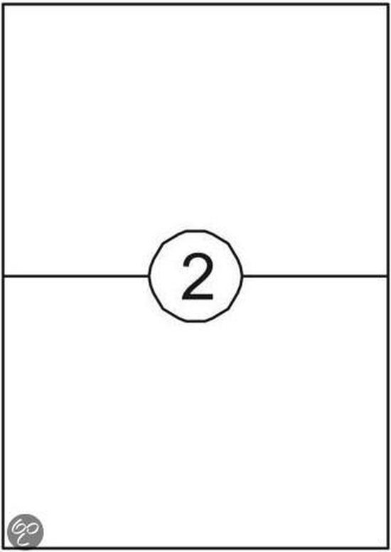 300 vellen, A4 Sticker Papier Etiketten, Afdrukbare Zelfklevende Etiketten op Volledig Vel voor Inkjet en Laserprinter, 210 x 297 mm
