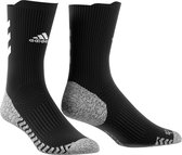 adidas - Alphaskin Traxion Crew Light Cushion Sock - Zwart - Algemeen - maat  43 - 45