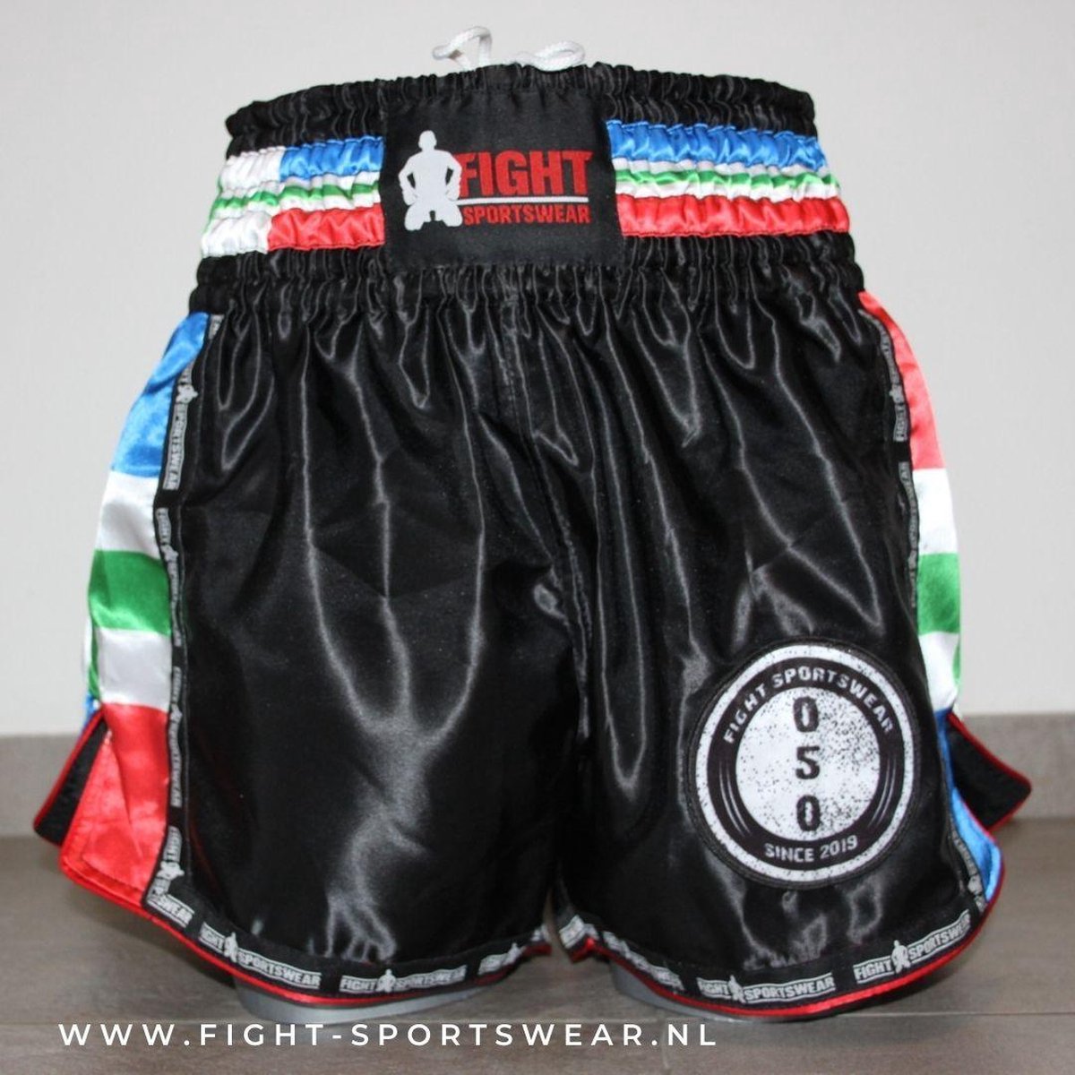 kickboks broekje Groningse vlag fight-sportswear S
