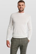 Van Gils - Effen pullover Basico Crew van merinowol Heren