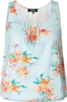 ES&SY Uneyse Top - Light Blue/Multi-Col - maat 42
