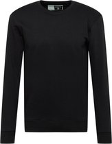 !Solid sweatshirt Zwart-S