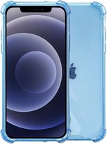 Smartphonica iPhone 12/12 Pro transparant siliconen hoesje - Blauw / Back Cover