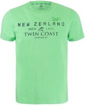 T-shirt Korte Mouw Leeston Calcite Green (21CN709 - 505)