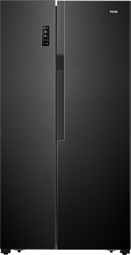 Amerikaanse koelkast: ETNA AKV578ZWA - Amerikaanse koelkast - No Frost - LED Display - Zwart, van het merk ETNA