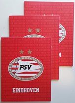 PSV SCHRIFTEN 3 STUKS - A5 FORMAAT - GELIJND