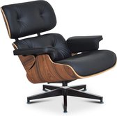 Eames Lounge Chair - Zwart - Palissander - Fauteuil