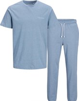 Jack&Jones Jack & Jones Heren Tee and Sweat Pants Set 12200021 blue heaven-S