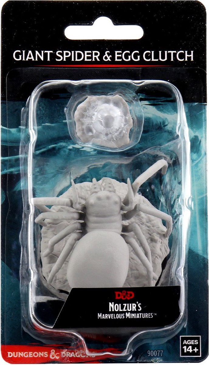 Dungeons and Dragons: Nolzur's Marvelous Miniatures - Giant Spider and Egg Clutch