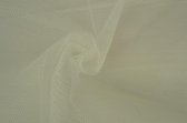 Tissu tulle - Blanc cassé - 150cm de large - 15 mètres