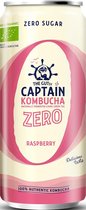 The Gutsy Captain Kombucha Raspberry Zero (12 x 0,25 Liter blik PT)