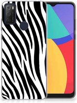 Trendy Telefoonhoesjes Alcatel 1S (2021) Smartphone hoesje Zebra