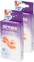 2 verpakkingen Airmax neusspreider vermindert snurken en ter verbetering  van de neusademhaling, Medium 2 stuks.