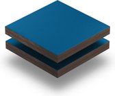 HPL plaat 6 mm dik - 150 x 90 cm - Structuur Gentiaanblauw