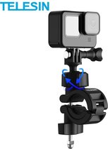 Telesin 360 Graden Rotatie Fiets Motorfiets Handle Bar Mount Houder voor GoPro / Insta360 / DJI Osmo en Action Cameras