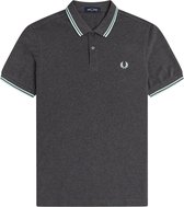 Fred Perry - Polo M3600 Antraciet N49 - Slim-fit - Heren Poloshirt Maat M