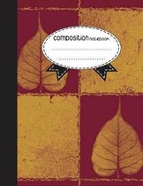 Composition Notebook, 8.5 x 11, 110 pages: Bo Pid Thong Style