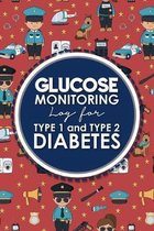 Glucose Monitoring Log for Type 1 and Type 2 Diabetes