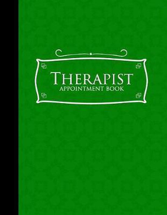 Therapist Appointment Book 9781986316958 Moito Publishing Boeken