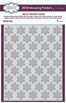 Creative Expressions Embossing Folder Bold Snowflakes