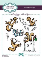 Creative Expressions Designer Boutique Collection Clear Stamp Set Merry Kissmas A6